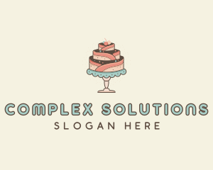 Sweet Cake Dessert logo design