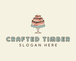 Sweet Cake Dessert logo design