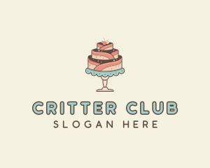 Sweet Cake Dessert logo design