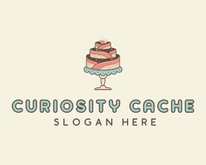 Sweet Cake Dessert logo design