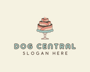 Sweet Cake Dessert logo design