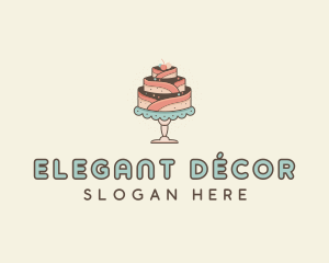 Sweet Cake Dessert logo design