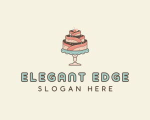 Sweet Cake Dessert logo design