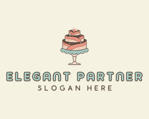 Sweet Cake Dessert logo design