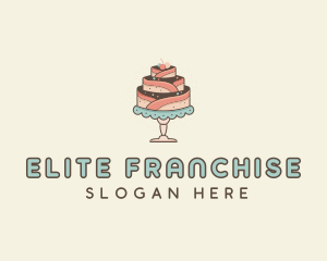 Sweet Cake Dessert logo design