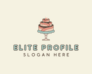 Sweet Cake Dessert logo design