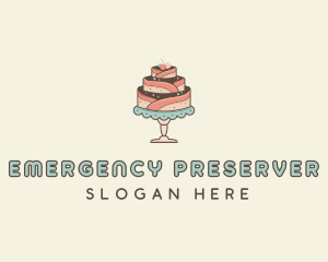 Sweet Cake Dessert logo design