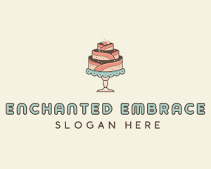 Sweet Cake Dessert logo design