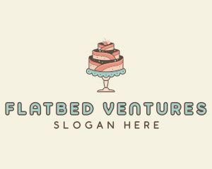 Sweet Cake Dessert logo design