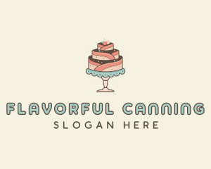 Sweet Cake Dessert logo design