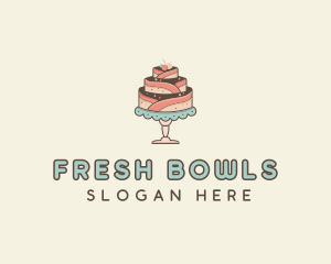 Sweet Cake Dessert logo design