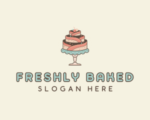 Sweet Cake Dessert logo design