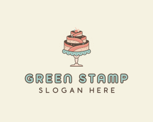 Sweet Cake Dessert logo design