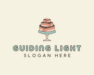 Sweet Cake Dessert logo design