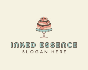 Sweet Cake Dessert logo design