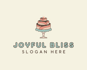 Sweet Cake Dessert logo design