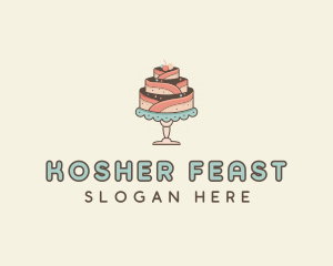 Sweet Cake Dessert logo design