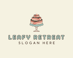 Sweet Cake Dessert logo design