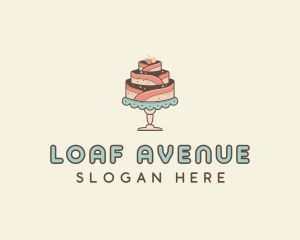 Sweet Cake Dessert logo design