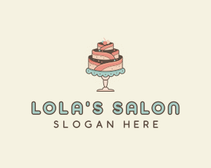 Sweet Cake Dessert logo design