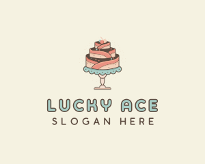 Sweet Cake Dessert logo design