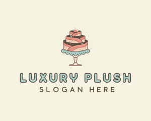 Sweet Cake Dessert logo design