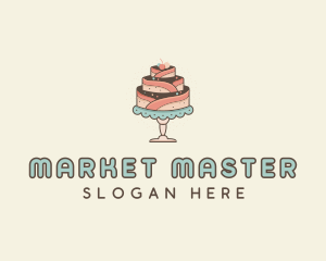 Sweet Cake Dessert logo design