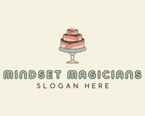 Sweet Cake Dessert logo design