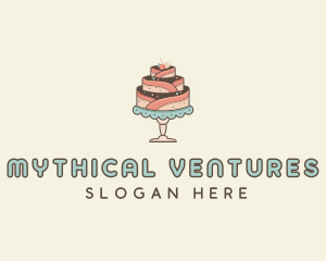 Sweet Cake Dessert logo design