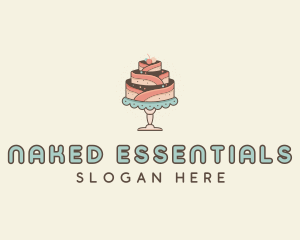 Sweet Cake Dessert logo design