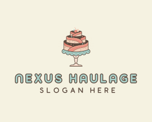 Sweet Cake Dessert logo design