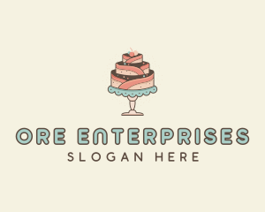 Sweet Cake Dessert logo design