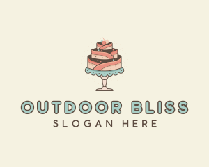 Sweet Cake Dessert logo design