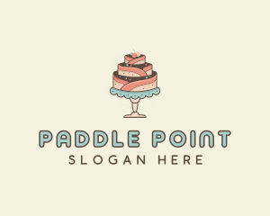 Sweet Cake Dessert logo design