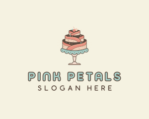 Sweet Cake Dessert logo design