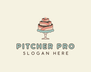 Sweet Cake Dessert logo design