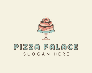 Sweet Cake Dessert logo design