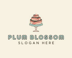 Sweet Cake Dessert logo design