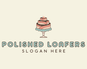 Sweet Cake Dessert logo design