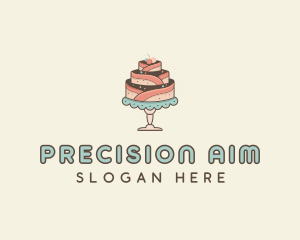 Sweet Cake Dessert logo design