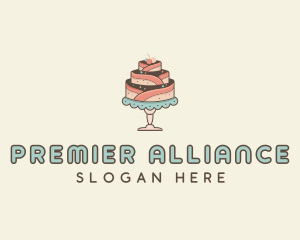 Sweet Cake Dessert logo design