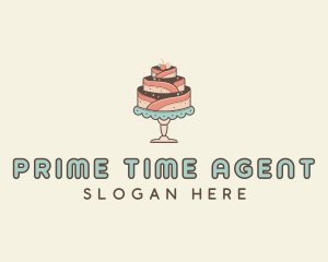 Sweet Cake Dessert logo design