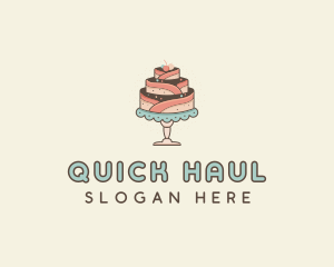 Sweet Cake Dessert logo design