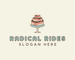 Sweet Cake Dessert logo design