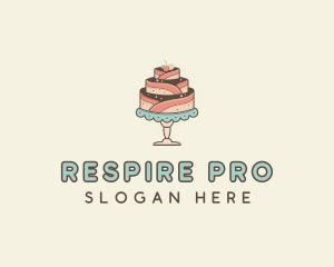 Sweet Cake Dessert logo design