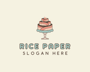 Sweet Cake Dessert logo design