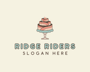 Sweet Cake Dessert logo design