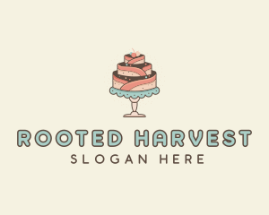 Sweet Cake Dessert logo design