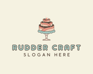 Sweet Cake Dessert logo design