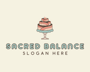 Sweet Cake Dessert logo design